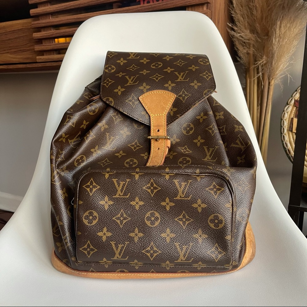 Discontinued Louis Vuitton Montsouris Backpack With Dust Bag